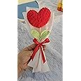 Knotsngifts Crochet Heart Plushie Bouquet