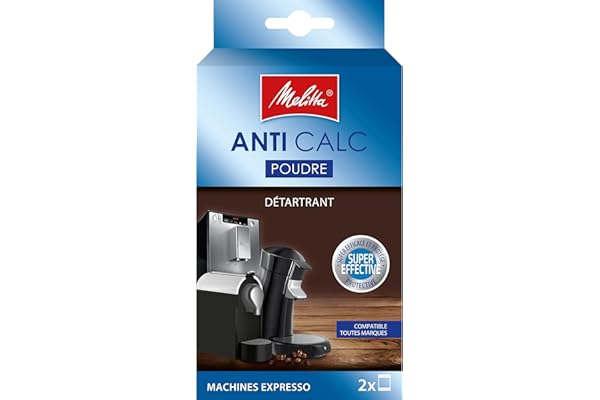 Mélitta Détartrant en Poudre, Pour Machines à Café Automatiques, à Capsules et à Dosettes