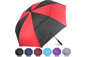 ZOMAKE Ombrello da Golf Grande XL/XXL/XXXL - Automatico Ombrelli Pioggia Grandi Resistente Antivento Con Doppio Baldacchino - Extra Large Umbrella Per Uomo Donna
