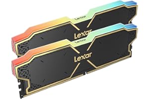 Lexar THOR RGB RAM DDR5 32GB Kit (2x16GB) 6000 MHz, Memoria Desktop PC UDIMM DRAM 288-Pin, Memoria Computer da gioco DDR5 ad alte Prestazioni Supporto Intel XMP 3.0/AMD EXPO, 1.35V