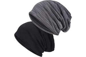EINSKEY Slouchy Beanie Hat for Men/Women, Fashion Oversize Large Baggy Skull Cap Chemo Headwear Sleeping Cap