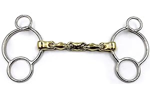ON TIME TRADER ENGLAND OTTE German Silver Waterford Universal Horse Bit Snaffle (5.25")