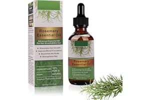 Rosemary essential oil, nourishes the scalp and prevents hair loss Rosemary oil hair for eyebrow growth, strengthens hair, ma