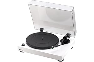 Fluance RT81 Elite High Fidelity Vinyl Turntable Record Player with Audio Technica AT95E Cartridge, Belt Drive, Built-in Preamp, Adjustable Counterweight, High Mass MDF Wood Plinth - Piano White