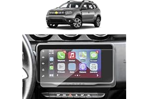 SKTU [2 pezzi Pellicola Protettiva per display compatibile con Renαult Duster Dacia 2022-2024 GPS Navigatore PET da 8 Pollici