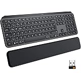 Logitech MX Keys Tastiera RF Wireless + Bluetooth QWERTZ Tedesco Nero MX Keys, Standard, RF Wireless + Bluetooth, QWERTZ…