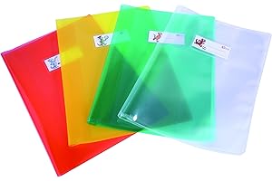 RIPLAST Copertina Coprimaxi con alette e tasca portanome (Trasparente) - 20 PEZZI