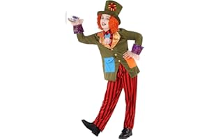 Atosa Disfraz Sombrerero Loco Niño Infantil