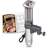 KitchenBoss Sous Vide Roner Cucina a Bassa Temperatura 1100W, IPX7 Impermeabile, con 5PCS Sacchetti per Cottura Sottovuoto, i