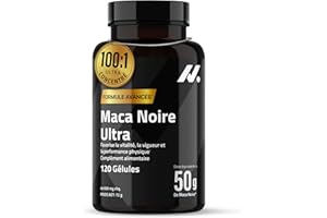 Maca Noire Ultra 50.000 mg – Ultra Concentré 100:1 avec Zinc, Vitamine B6 & Calcium – 120 Gélules Véganes pour Énergie Nocturne, Vitalité Masculine & Testostérone Naturelle – Produit Européen – Nyvos