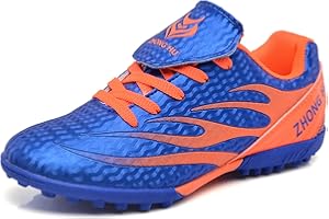 YHLLZY Kids Boys Football Boots Astro Turf Trainers Girls Soccer Athletics Training Shoes Teenager Outdoor Sport Shoes Sneakers for Unisex Kids