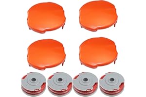 PUUPAA Lot de 4 bobines à double ligne pour débroussailleuse Flymo FLY021 FLY060