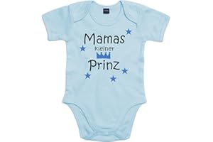 WarmherzIch Baby Body Mamas kleiner Prinz Strampler liebevoll bedruckt König Chef ein und Alles King