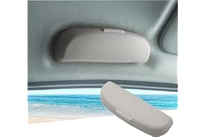 WDMNAO Auto Sonnenbrillenhalter Brillenetui für Ford Transit Custom (2013+) [Manual], Brillenhalter, ABS Brillen Aufbewahrungsbox Aufbewahrungsorganizer mit Magnetfunktion Innere Zubehör,A/Gray