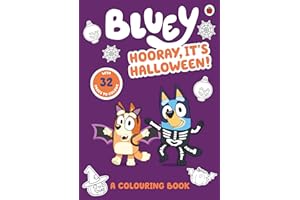 Bluey: Hooray It’s Halloween!: A Halloween colouring book
