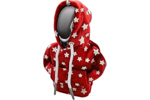 deemars Sudadera de cambio de marcha, Automóvil Interior invierno caliente coche cambio de engrancon sudadera, Accesorios de automóviles universales y decor (Rojo Estrella fluorescente)