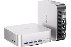 GEEKOM A9 Max Mini PC avec AMD Ryzen AI 9 HX 370 (80TOPS NPU) Radeon 890M, 32 Go DDR5 5600, 2To SSD, Double LAN 2,5 G, Mini Ordinateur Windows 11 Pro, 2×USB4(Oculink), HDMI 2.1, Wi-Fi 7 &BT 5.4, DP1.4
