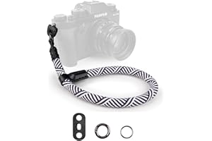 VOVMOEYA pasek na rękę aparatu,pasek na nadgarstek aparatu,pasek na dłoń aparatu do Fujifilm X100V XT5 Nikon Z5 Z30 Z50 Canon EOS R6 R10 R50 M50 Sony A6100 A6400 A7C II A7IV Leica pasek od aparatu