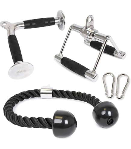 Lat Pull Down Bar Met Swivel Joint - Afneembare Kabelmachine Bevestiging Voor Triceps Oefening en Spiertraining (100cm