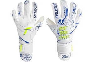 Reusch Guanti da Portiere Pure Contact Silver Junior con Ottima Presa E Cucitura Interna, Gioventù Unisex