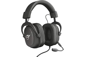 Trust Gaming Headset GXT 414 mit Mikrofon für PS4, PS5, PC, Nintendo Switch, Xbox Series X, Xbox One - Zamak Kabelgebundene Gaming-Kopfhörer mit Einstellbarer Kopfbügel - Schwarz