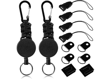 2 Bitar CB Mikrofon Retraherbar Hållare med Svängklämma, CB Radio Mikrofonhängare med Lanyard D-Ring - Amazon Deal & Rabatt