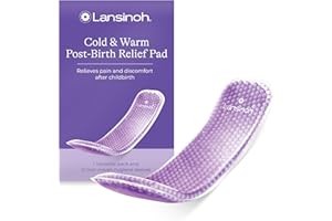 Lansinoh Cold & Warm Perineal Relief Pads - Reusable Freezer Microwave - Post-Birth Cooling Pads - Postpartum Essentials