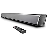 Soundbar, Paiyda Sound Bar for TV, 120 dB Bluetooth Soundbars with Built-in Subwoofer, Wall Mounted Home Theater, Music/Moive