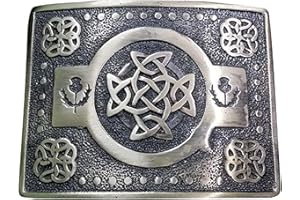 TARTANCITY TC Men's Kilt Belt Buckle Celtic Knot Antique Finish/Celtic Knot Kilt Buckles