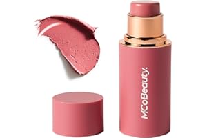 MCoBeauty - Baby Face Multiuse Cream Stick for Lips and Cheeks - Blush Stick in Pink Rose Shade - Contains Moisturising Jojoba Seed Oil, Coconut Oil and More - Peony Rose