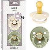 Bibs Colour İkili Kau&ccedil;uk Emzik- Ivory/Sage 6+ Ay