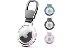 EMPIRE TRADING & COMMERCE Empire 1pc Apple Airtag Holder Metal Protective Sleeve - Premium Aluminum Cover Airtag Keyring Case for Apple Air Tag - Enhanced Protection & Sleek Design - Safeguard Your Airtags with Style (Purple)