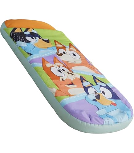 Character World Paw Patrol ReadyBed Opblaasbaar luchtbed en slaapzak voor kinderen met pomp | Skye, Marshall, Rubble en Chase Design | Reismatras voor logeerpartijtjes en kamperen of thuisgebruik