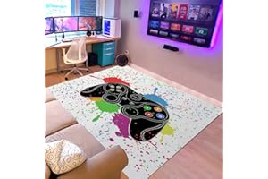 KEIVVSH Gamer Area Rugs for Bedroom Boys Teens Kids Gaming Carpets All Saints' Day Gift for Kids Living Room Mat Home Decor Non-Slip Crystal Floor Polyester Gamer Decor Doormats - 40"x60"in