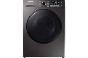 Samsung Series 5 WD80TA046BX/EU with ecobubble™ Freestanding Washer Dryer, 8/5 kg 1400 rpm, Graphite, E Rated, Decibel rating: 54, EU Acoustic Class: A