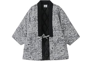 FANCYPUMPKIN Vintage Japanese Haori Warm Tops Loose Fitting