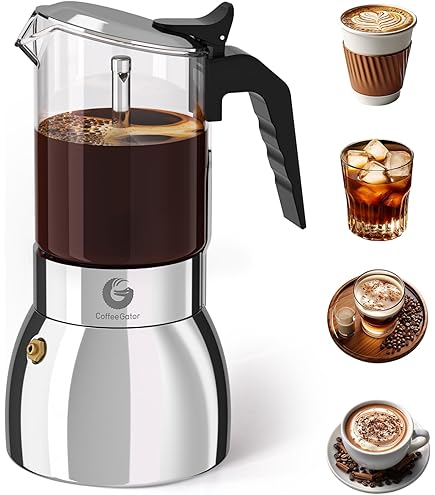 Percolator - Espresso maker - Inductie - 300 ml - RVS Percolator - Espresso maker - Inductie - 300 ml - RVS