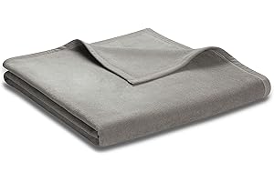 biederlack® flauschig-weiche Kuscheldecke aus Baumwolle und Polyacryl I Made in Germany I Öko-Tex I nachhaltig produzierte Sofadecke I einfarbige Wohndecke Cotton Uni - Graphit I Decke in 150x200 cm