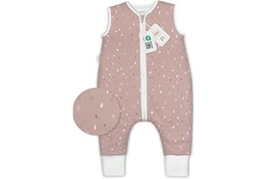 Ehrenkind® Babyschlafsack | Schlafsack mit Füßen 2.5 TOG | Bio-Baumwolle | Ganzjahres Schlafsack Baby | Oeko-Tex | Schlafsack winter und Sommer Schlafsack Kinder