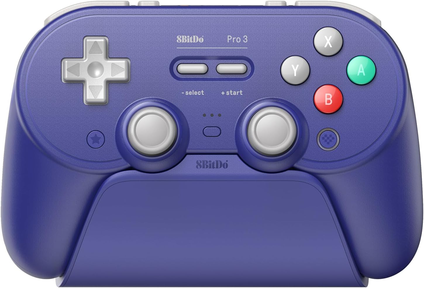 8BitDo Pro 3 Bluetooth Controller for Switch/Switch 2 – TMR Joysticks, Swappable ABXY Buttons, Pro Back Buttons, Charging Doc