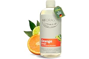 AIRDRAGON® Pomarańczowy • Do każdej lampy katalitycznej • Bez sztucznych substancji zapachowych • 200 ml Premium naturalny zapach do pomieszczeń