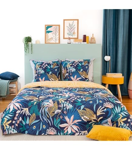 Douceur d'Intérieur Housse de couette 260x240 + 2 taies COCOTY 100