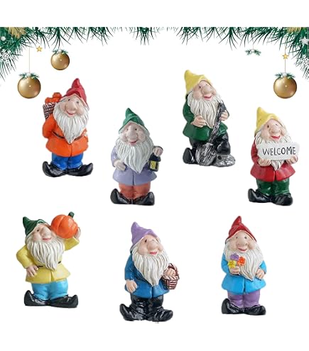 Lot De 60 Mini Figurines De Fées/Lutins Lumineux - Résine - Décoration Jardin Ou Intérieur - Phosphorescent - 3