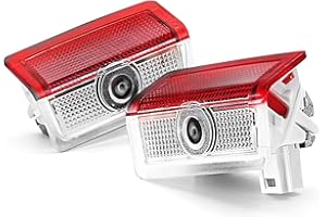 TENATU 2 Pezzi Compatibile con Luci Proiettore Porta Mercedes Benz, illuminazione sottoscocca auto, luce LED di benvenuto, illuminazione d'ingresso per A B C E M G AMG Serie W166 W176 W205 W212