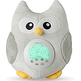 Sensore Attivato Dal Pianto Peluche Regali Neonat Gufo con Musiche e Rumore Bianco Luce Neonato Regalo Originale per Maschiet