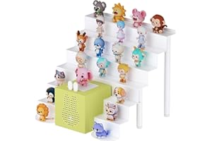 Lifewit Ladder Magnetic Display Shelf Compatible with Tonie Figures, 6 Tiers Metal Shelves for Figures Storage Organiser, Home Office Study