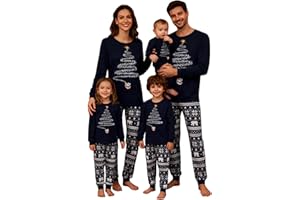 Weihnachts Pyjama Family Set, Christmas Pyjama Weihnachtsschlafanzüge Familie Couple Pyjama Set Matching Pyjamas Couple Weihnachts Schlafanzug Für Damen Herren Kinder Baby