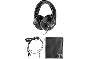 Mackie MC-150 Professional Over-Ear Closed-Back Headphones With 50mm Transducers for Studio Monitoring, DJs, Content Creation and Home Listening