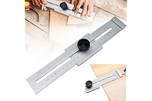 NAROSEBE Präzisions Streichmaß 200mm, Anreißwerkzeug Metall, Markierungslehre, Parallel Anreißer Metall für Präzisen Beschriftung und Abgrenzung von Marken und Hilfslinien