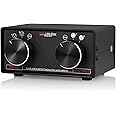Nobsound Little Bear MC3 3-IN-3-OUT XLR Balanced/RCA Stereo Converter Audio Selector Splitter Box Passive Preamp XLR to RCA Audio Switch